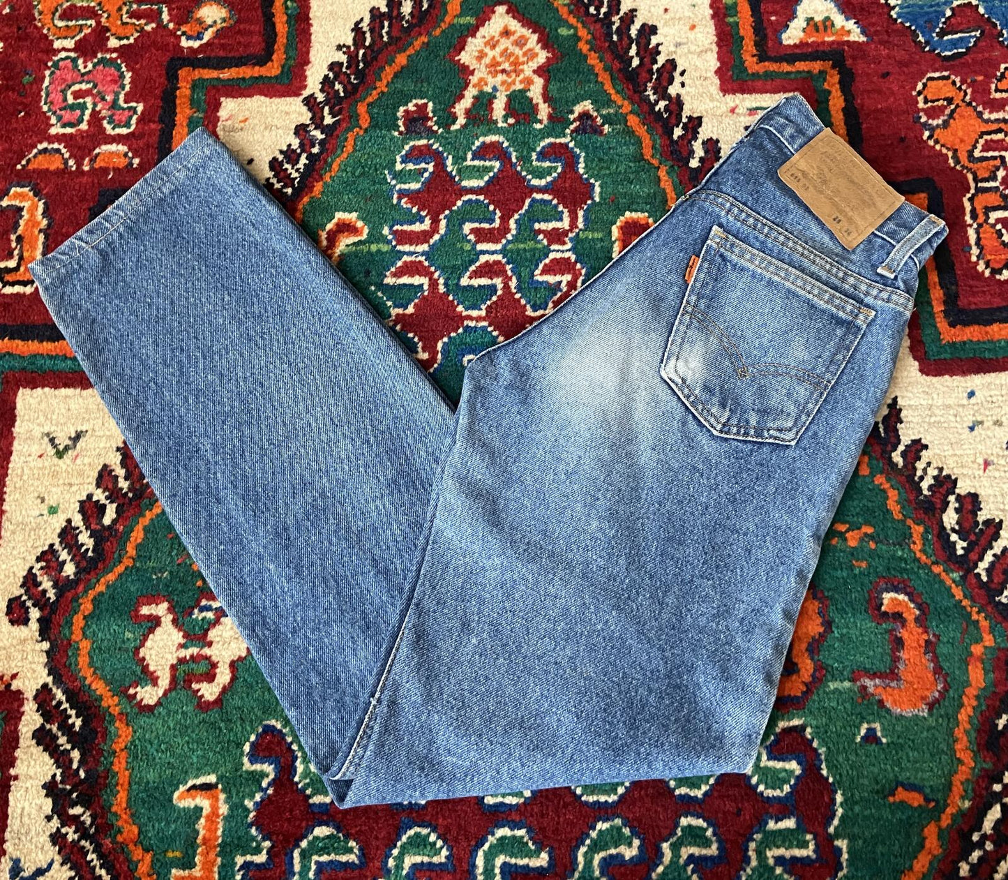 Vintage 1980's Levi's 615 Orange Tab Jeans W27
