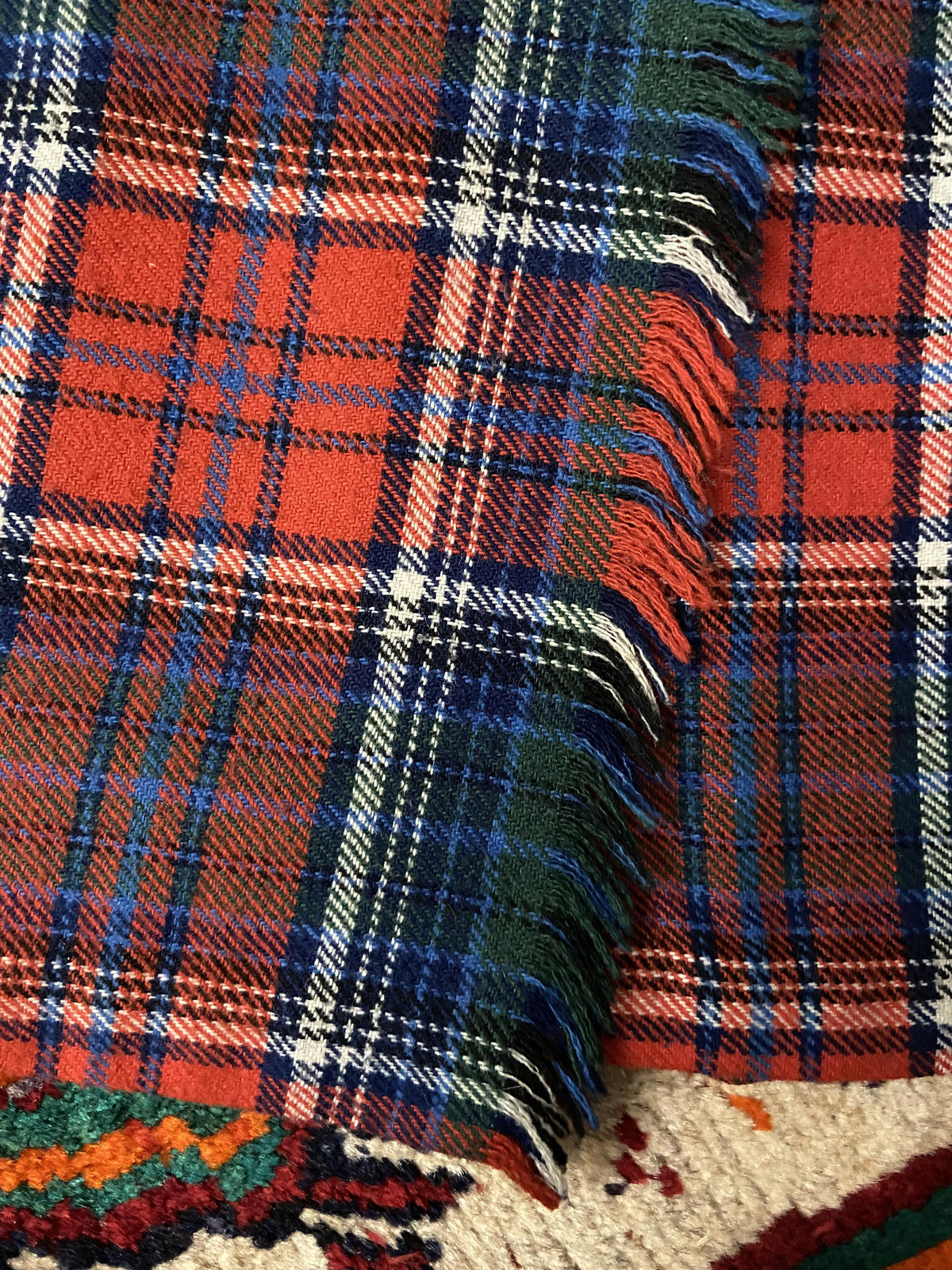 Vintage 1970s Galeries Lafayette Kilt Skirt