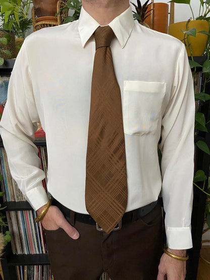 Vintage 1970s Pierre Cardin Silk Kipper Tie