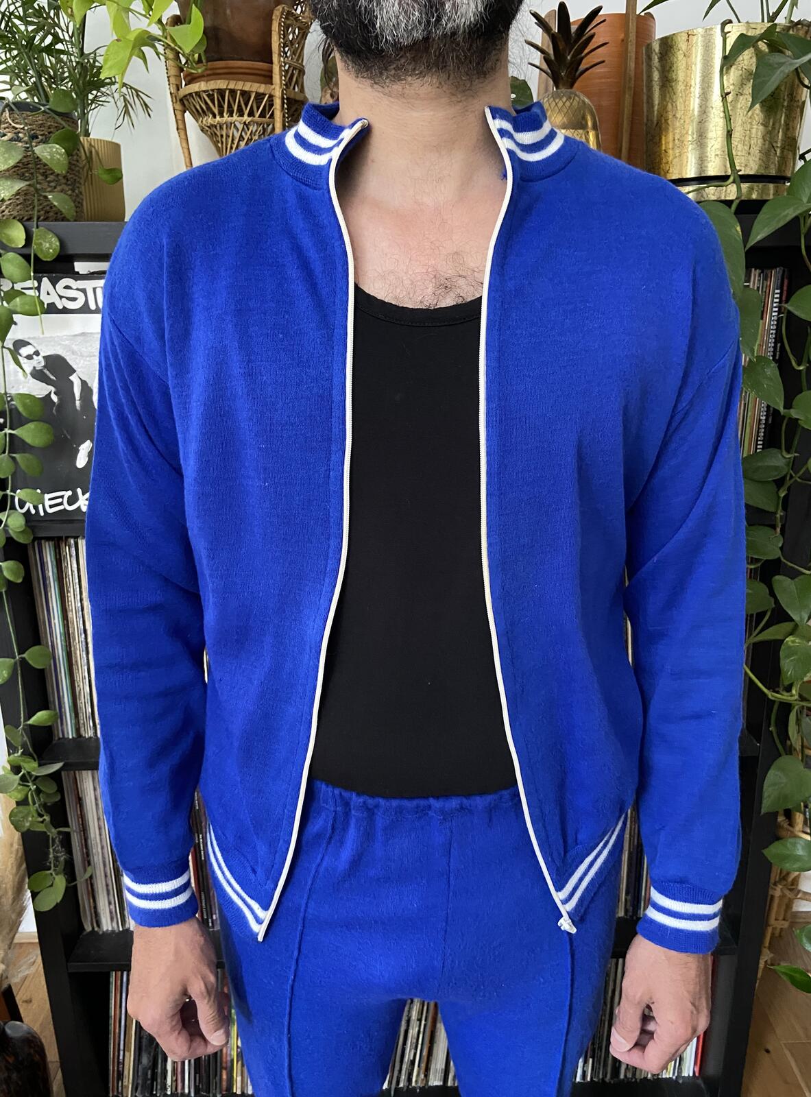 Vintage 1980s Blue Tracksuit