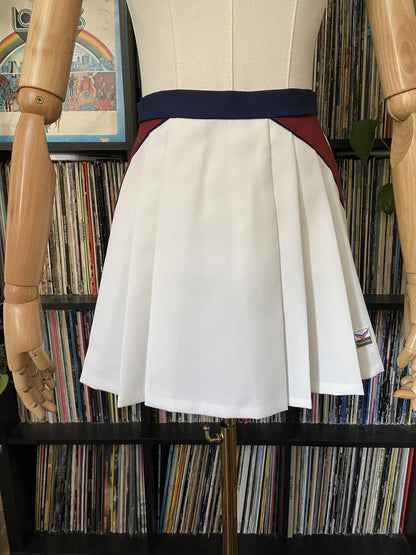 Vintage 1970s White Trigema Tennis Skirt