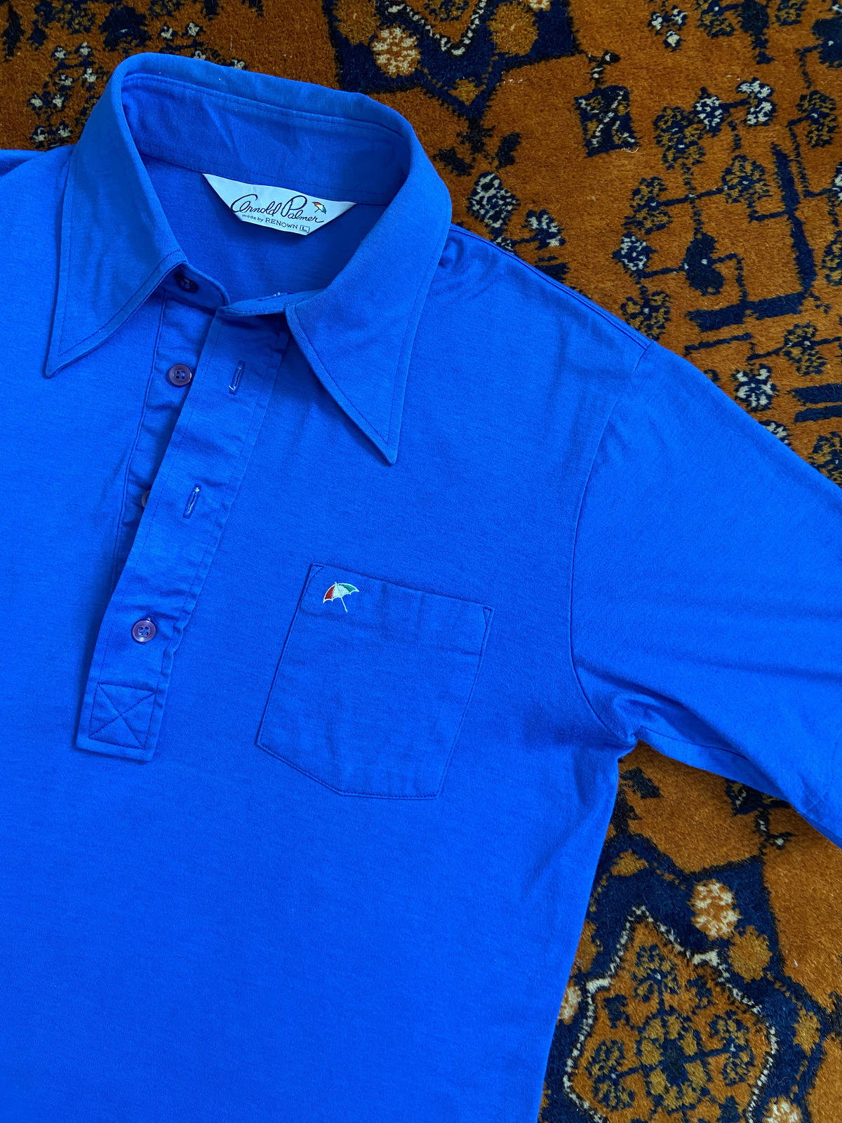 Vintage 1970s Arnold Palmer Polo Top