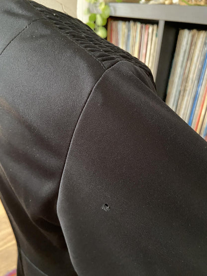 Vintage 1970s Does 1930s Black Maxi Dress