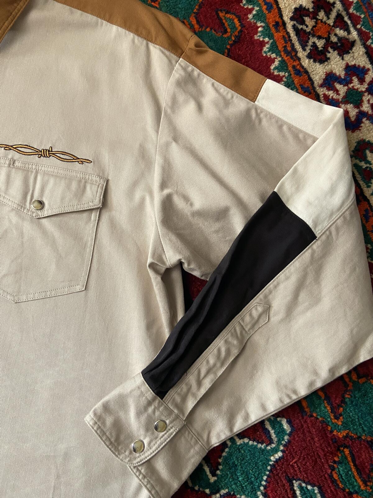 Vintage 90s Wrangler Twill Western Shirt