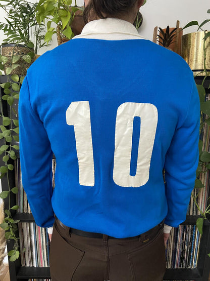 Vintage 1980s Blue Italian Football Jersey