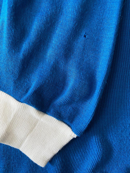 Vintage 1980s Blue Italian Football Jersey