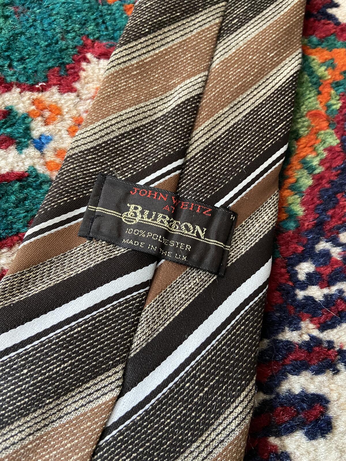 Vintage 1970s John Weitz at Burton Kipper Tie