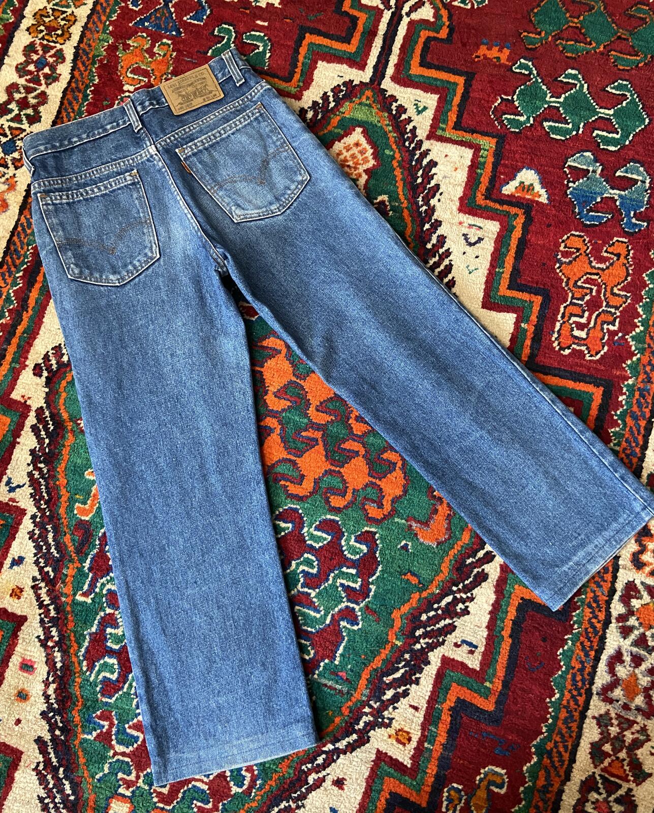 Vintage 1980s Levi's 630 Orange Tab Jeans W29 / L25.5