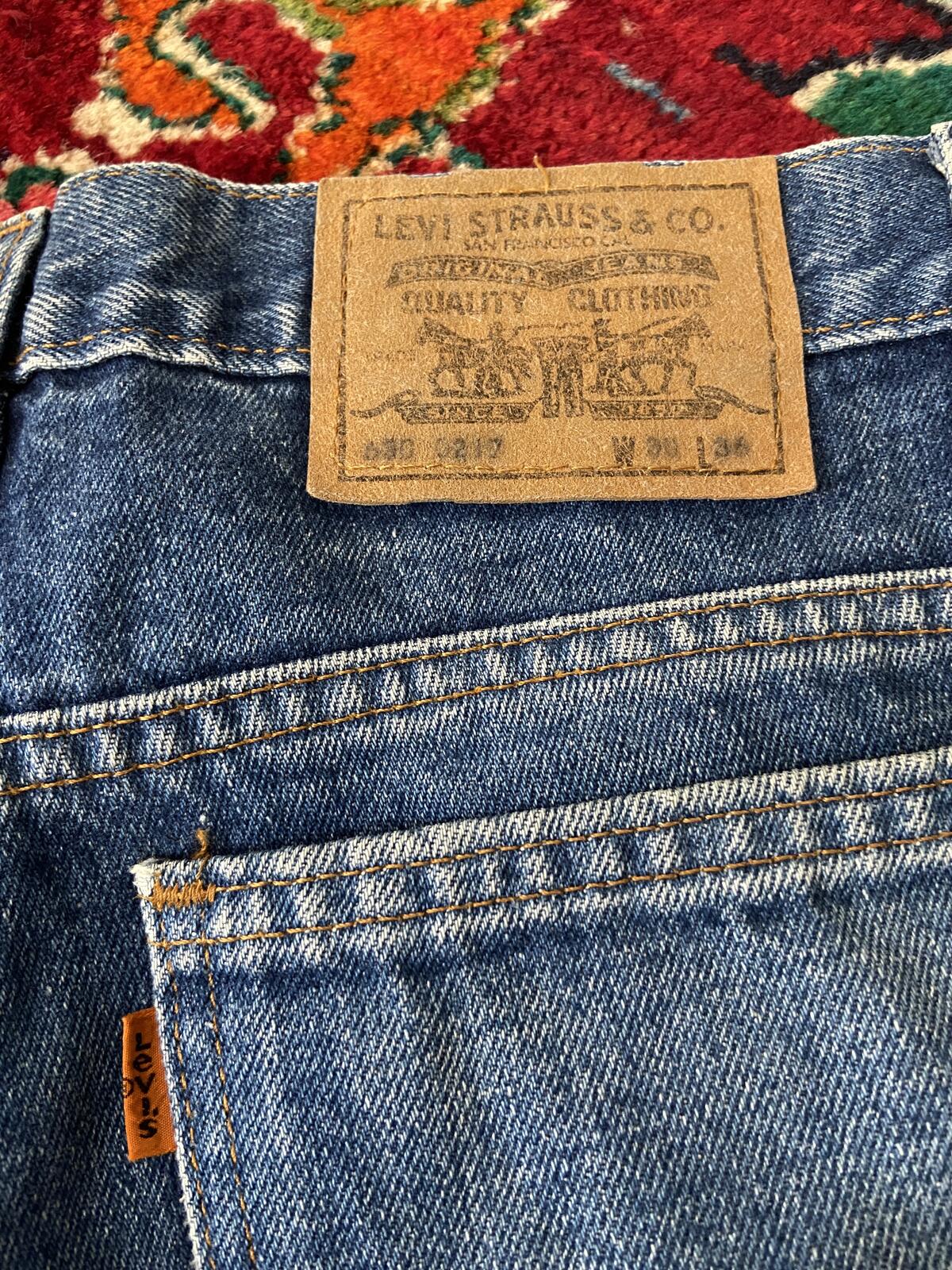 Vintage 1980s Levi's 630 Orange Tab Jeans W29 / L25.5