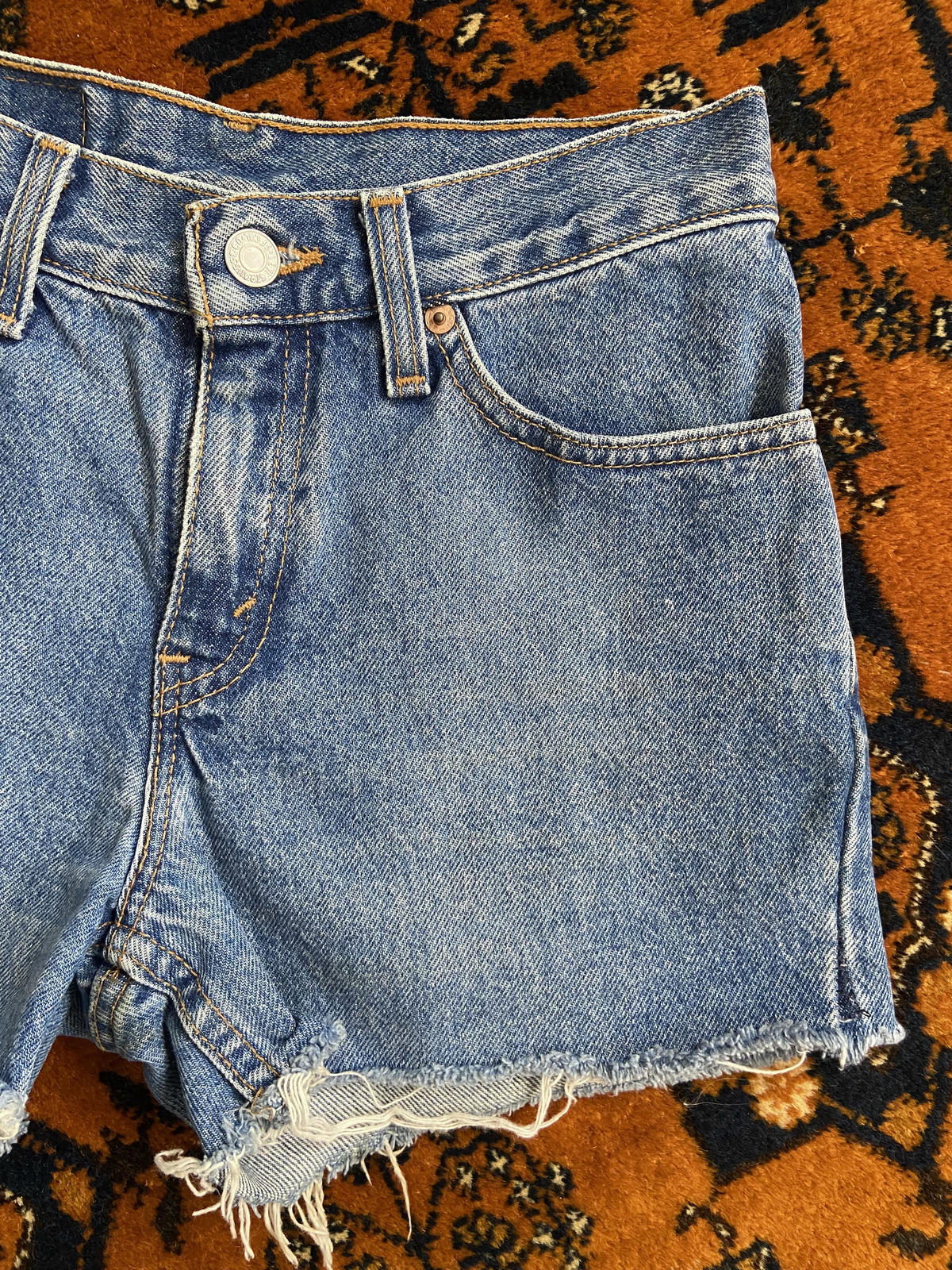 Vintage Levis 517 Denim Shorts W28