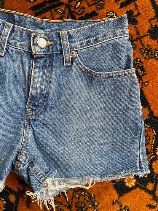 Vintage Levis 517 Denim Shorts W28