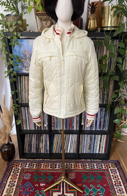 Vintage 90s Fishbone Cream Sports Jacket