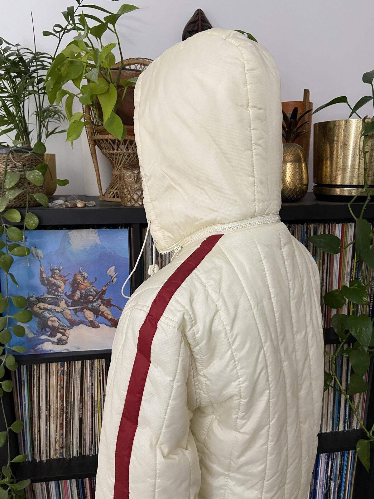 Vintage 90s Fishbone Cream Sports Jacket
