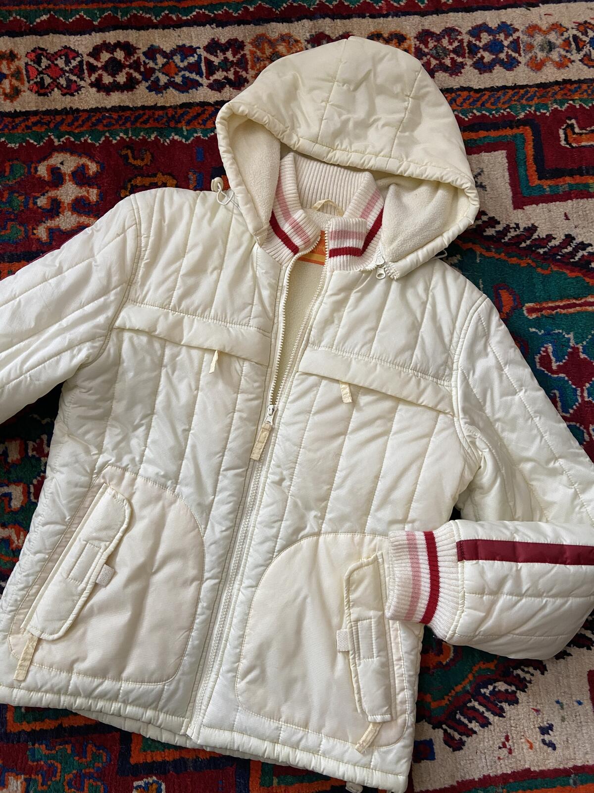 Vintage 90s Fishbone Cream Sports Jacket