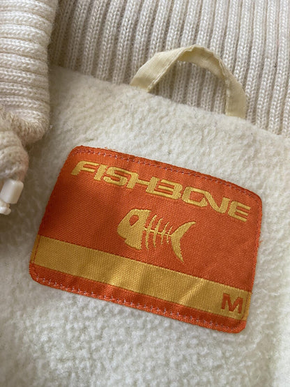 Vintage 90s Fishbone Cream Sports Jacket