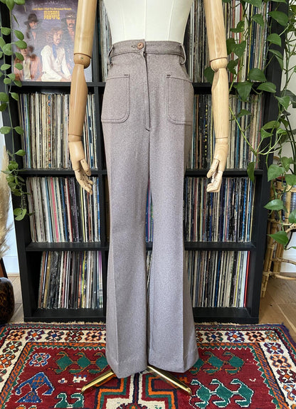 Vintage 1970s St Michael Wide Leg Trousers W31