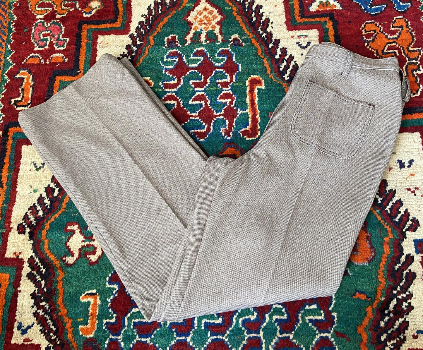 Vintage 1970s St Michael Wide Leg Trousers W31