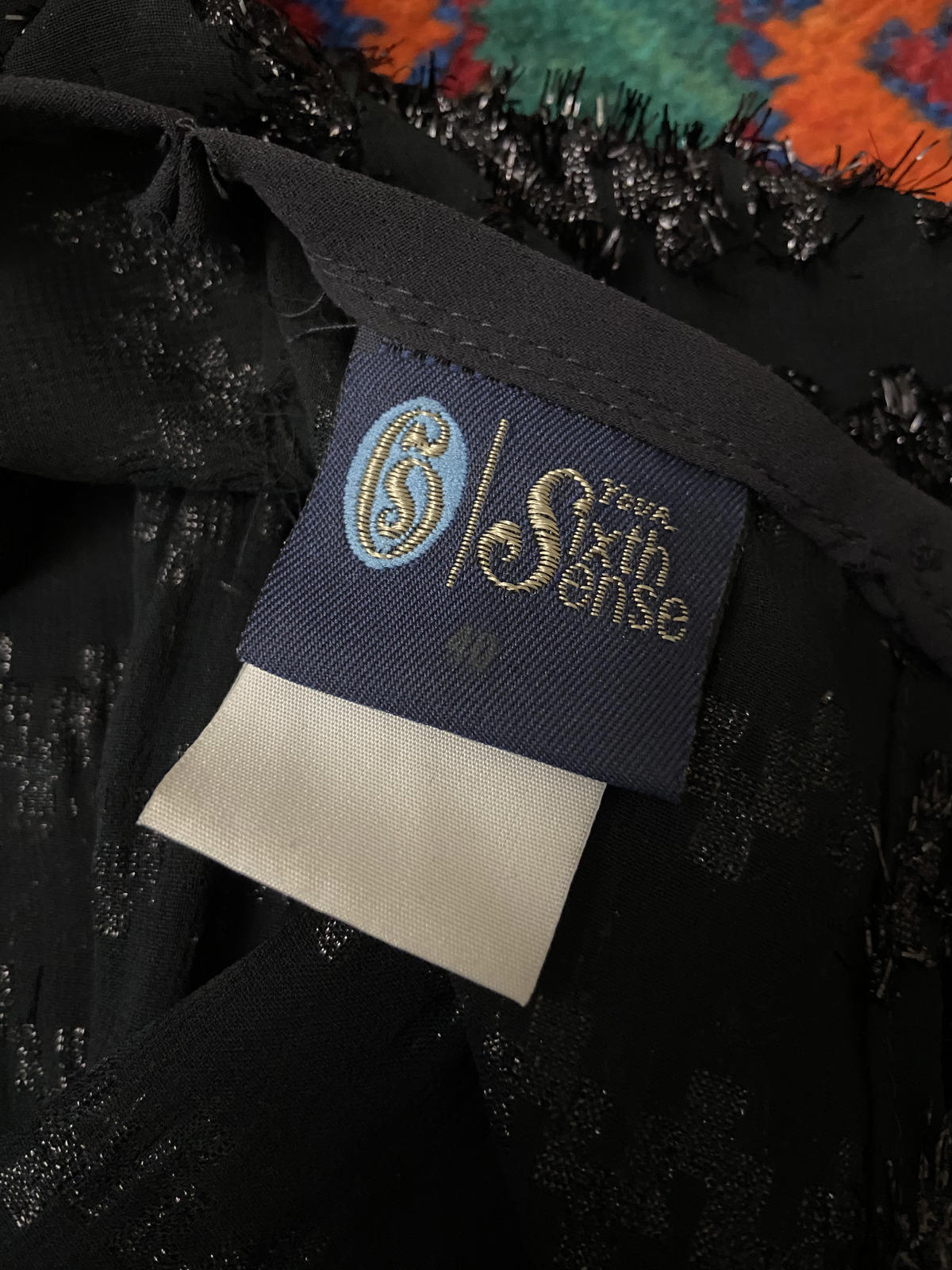 Vintage 1980s Black C&A Cocktail Dress