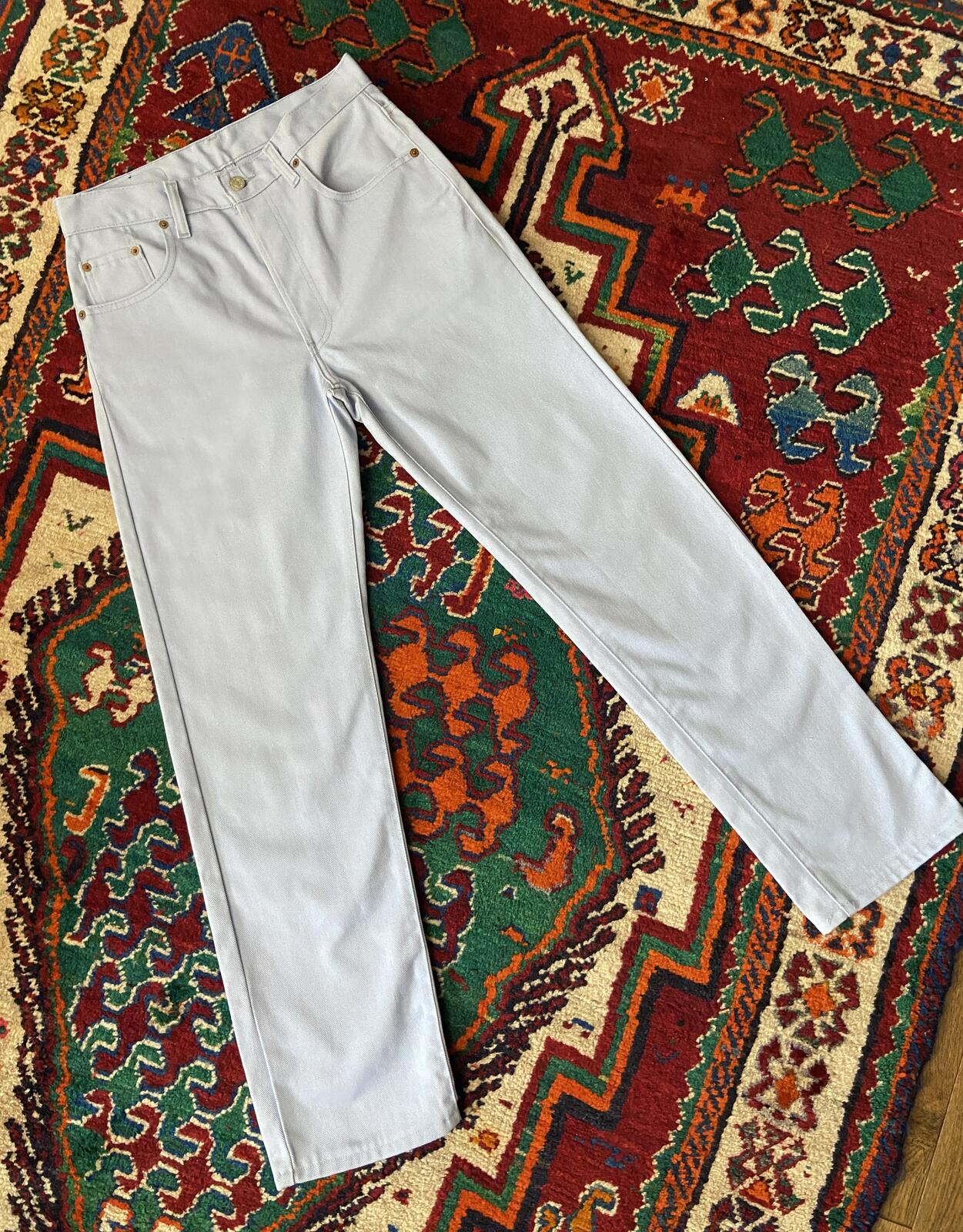 Vintage 1980s Pale Blue 401 Levi's Jeans W30