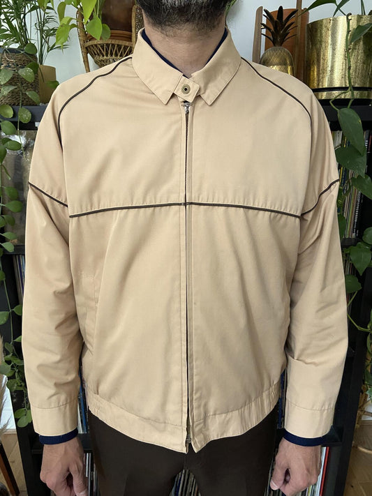 Vintage 1970s Beige Sports Jacket