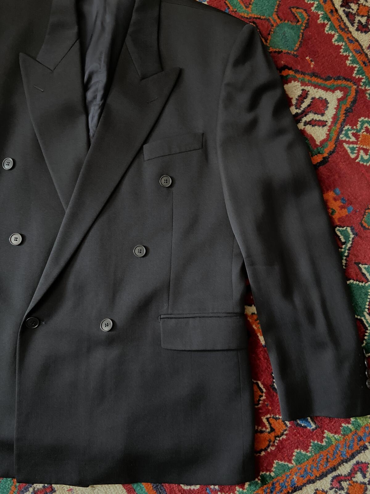 Vintage 1980s Yves Saint Laurent Double Breasted Blazer Jacket