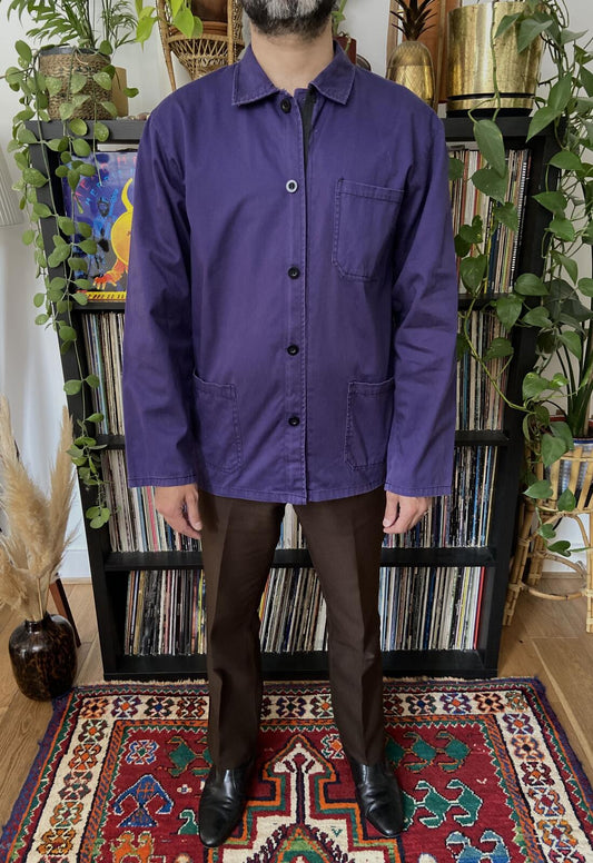 Vintage French Worker Chore Jacket