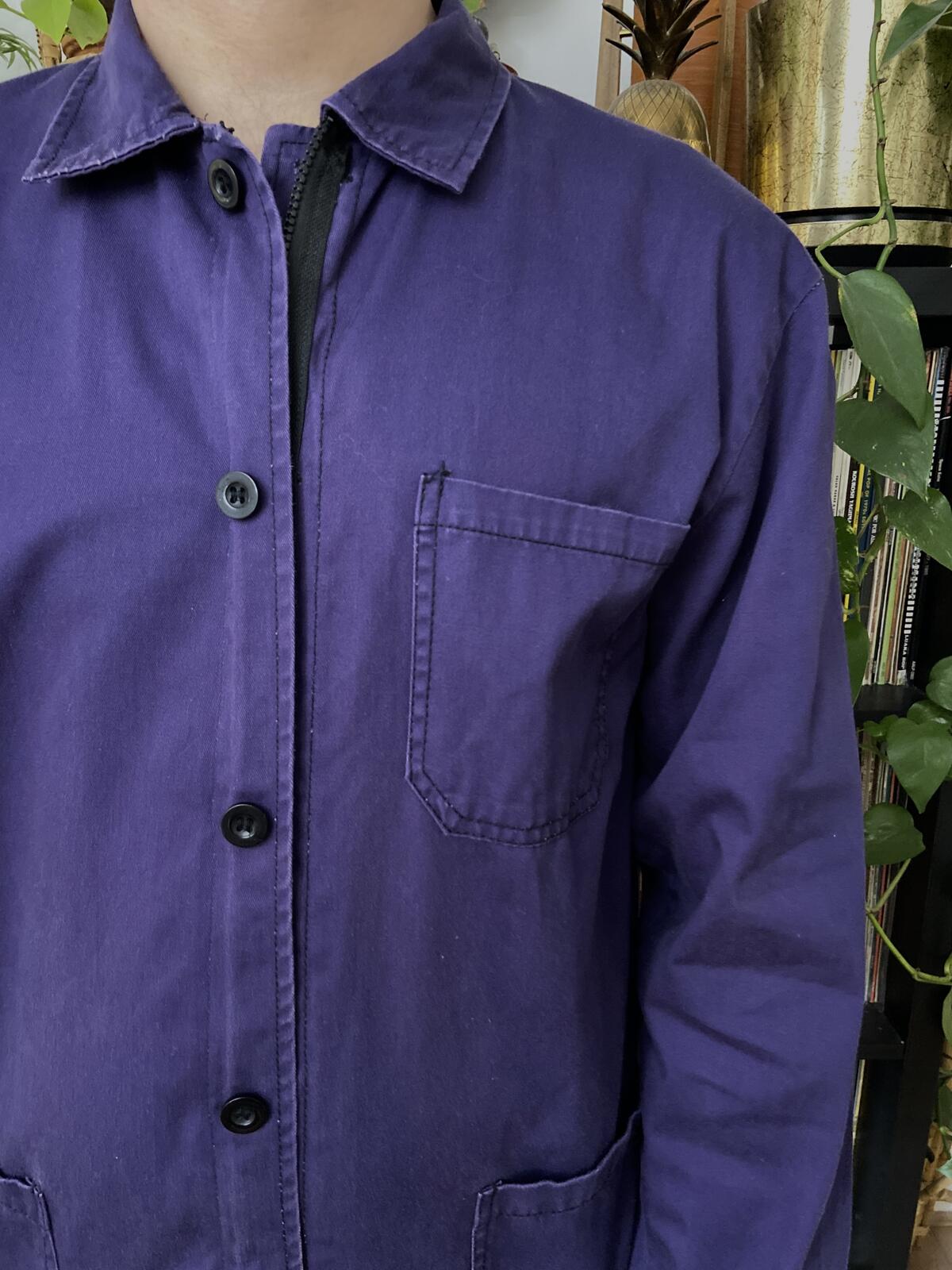 Vintage French Worker Chore Jacket