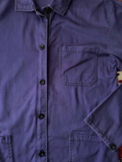 Vintage French Worker Chore Jacket