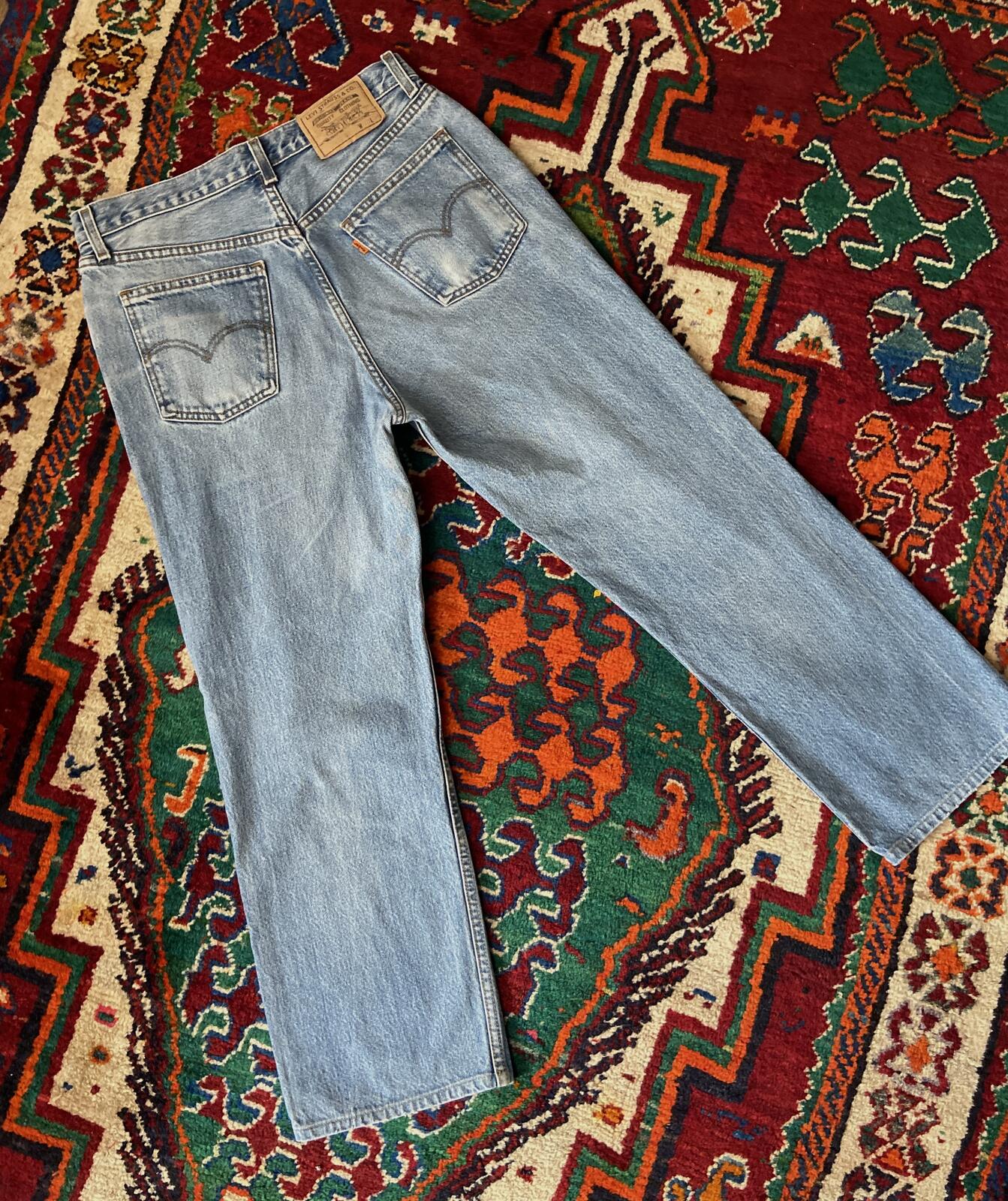 Vintage 1980s Levi's 630 Orange Tab Jeans W31 / L26