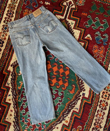 Vintage 1980s Levi's 630 Orange Tab Jeans W31 / L26