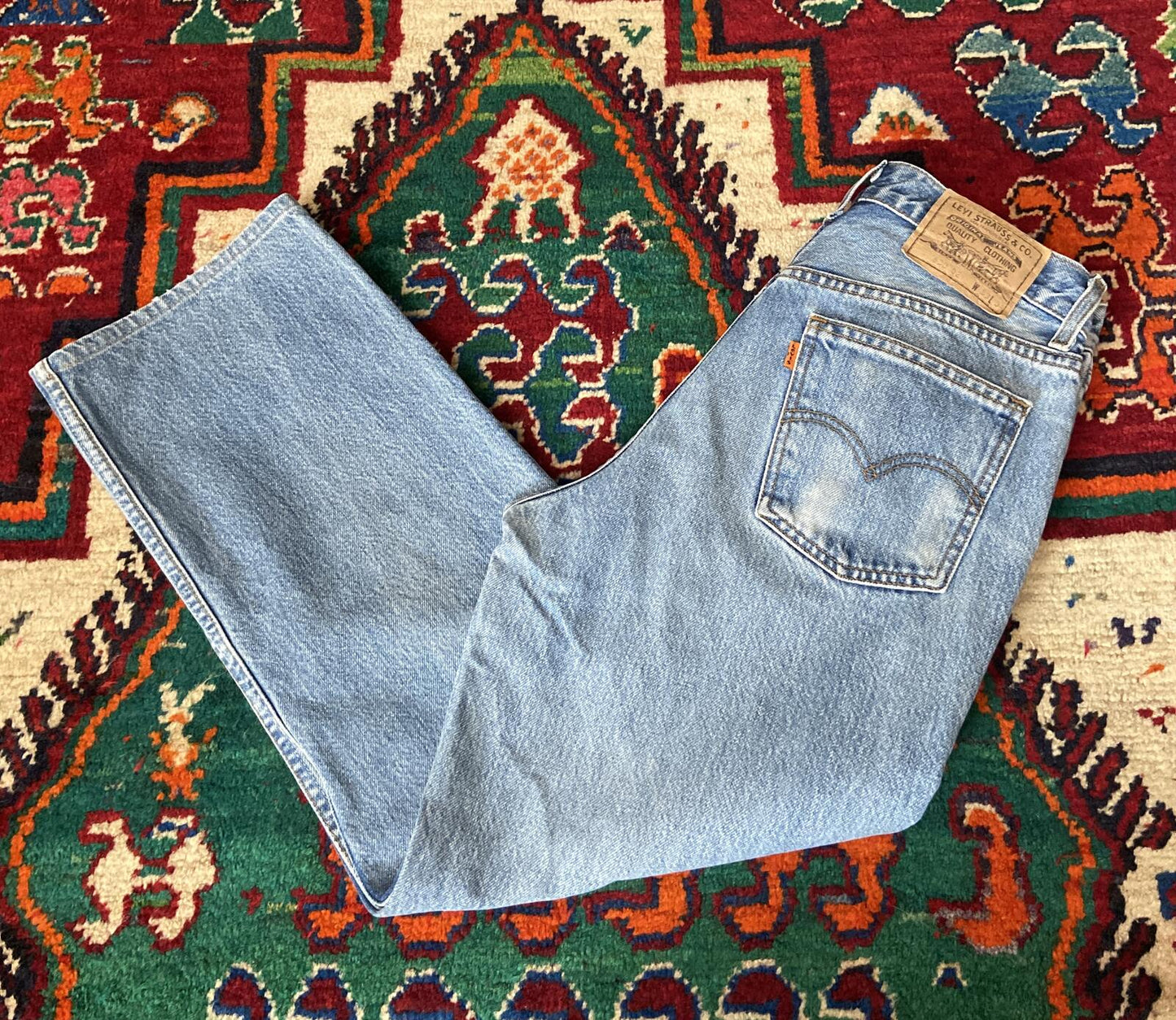 Vintage 1980s Levi's 630 Orange Tab Jeans W31 / L26