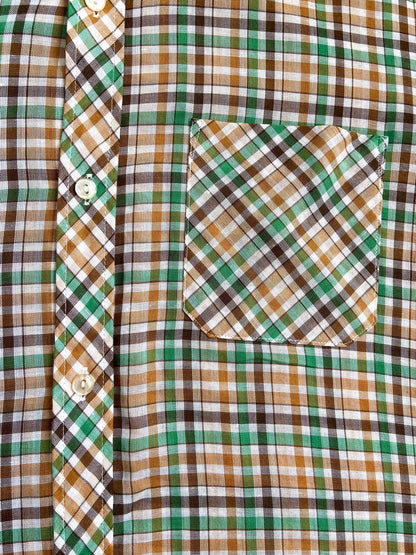 Vintage 1970s Short-Sleeved Checked Shirt
