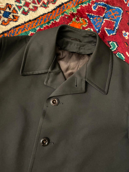 Vintage 1970s Chocolate Brown Raincoat