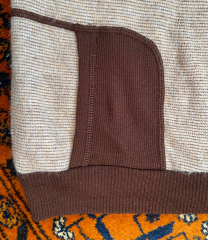 Vintage 1970s Beige Brown Jumper