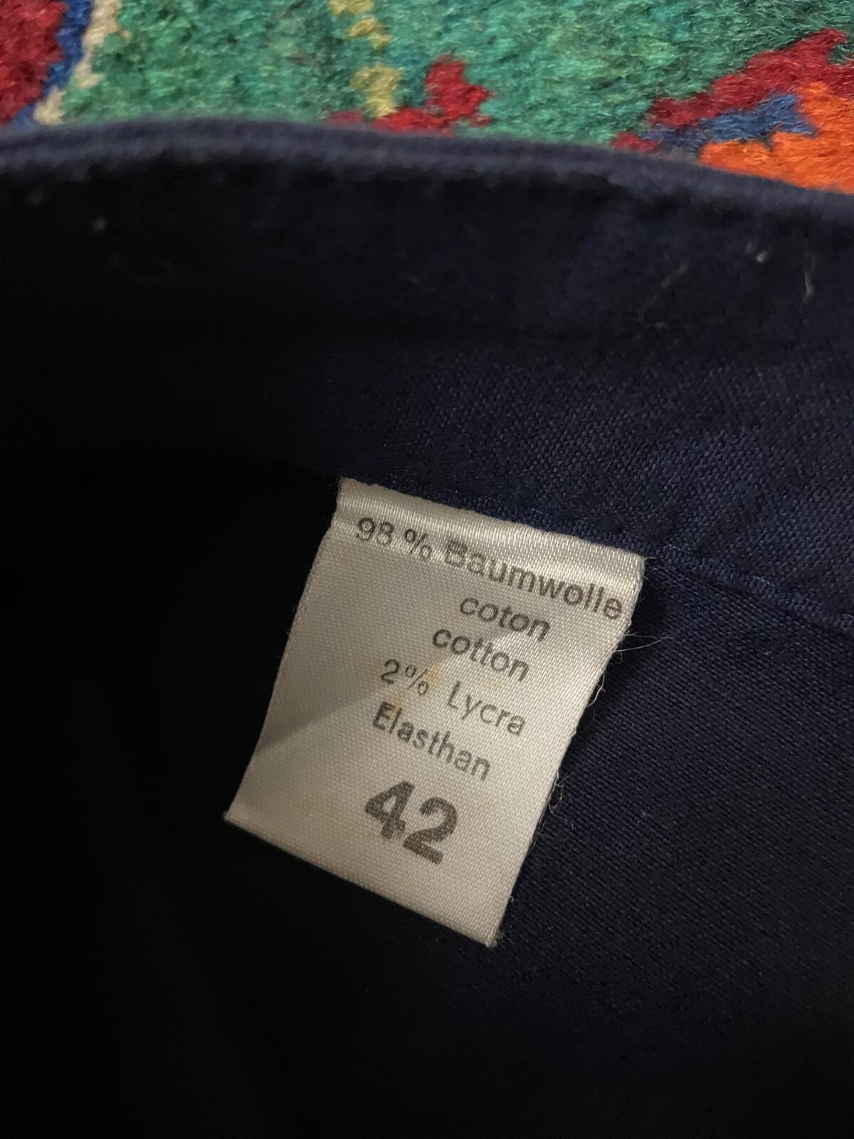 Vintage 1980s Navy Blue Micro Shorts W30