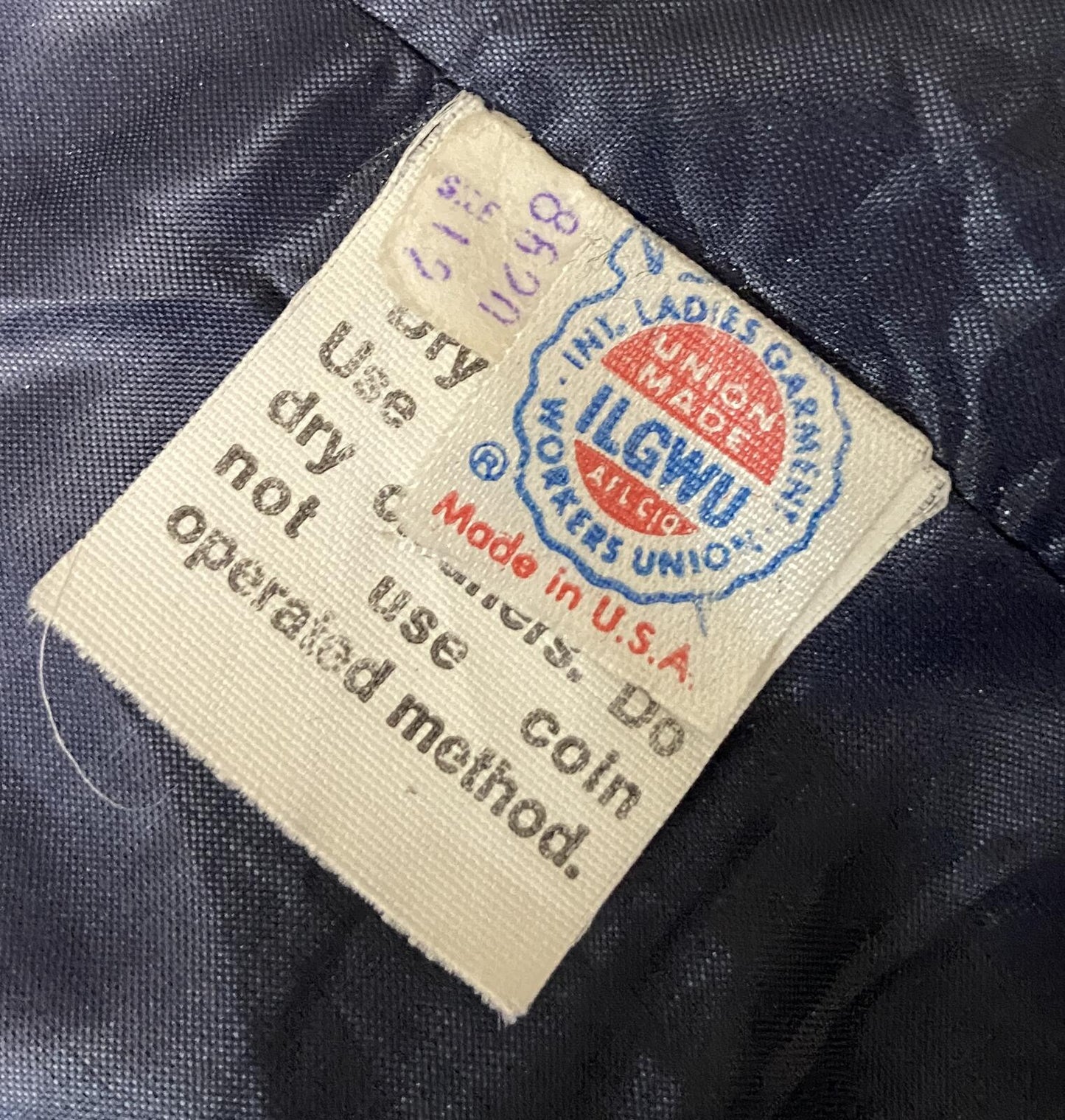 Vintage 1980s Navy Pocket Detail Blazer