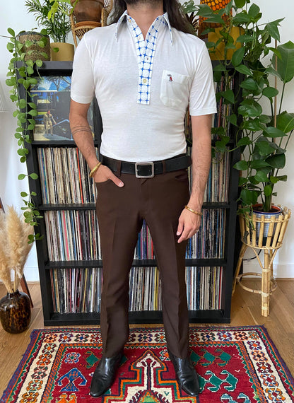Vintage 1970s Bridgestone Golf Polo Top