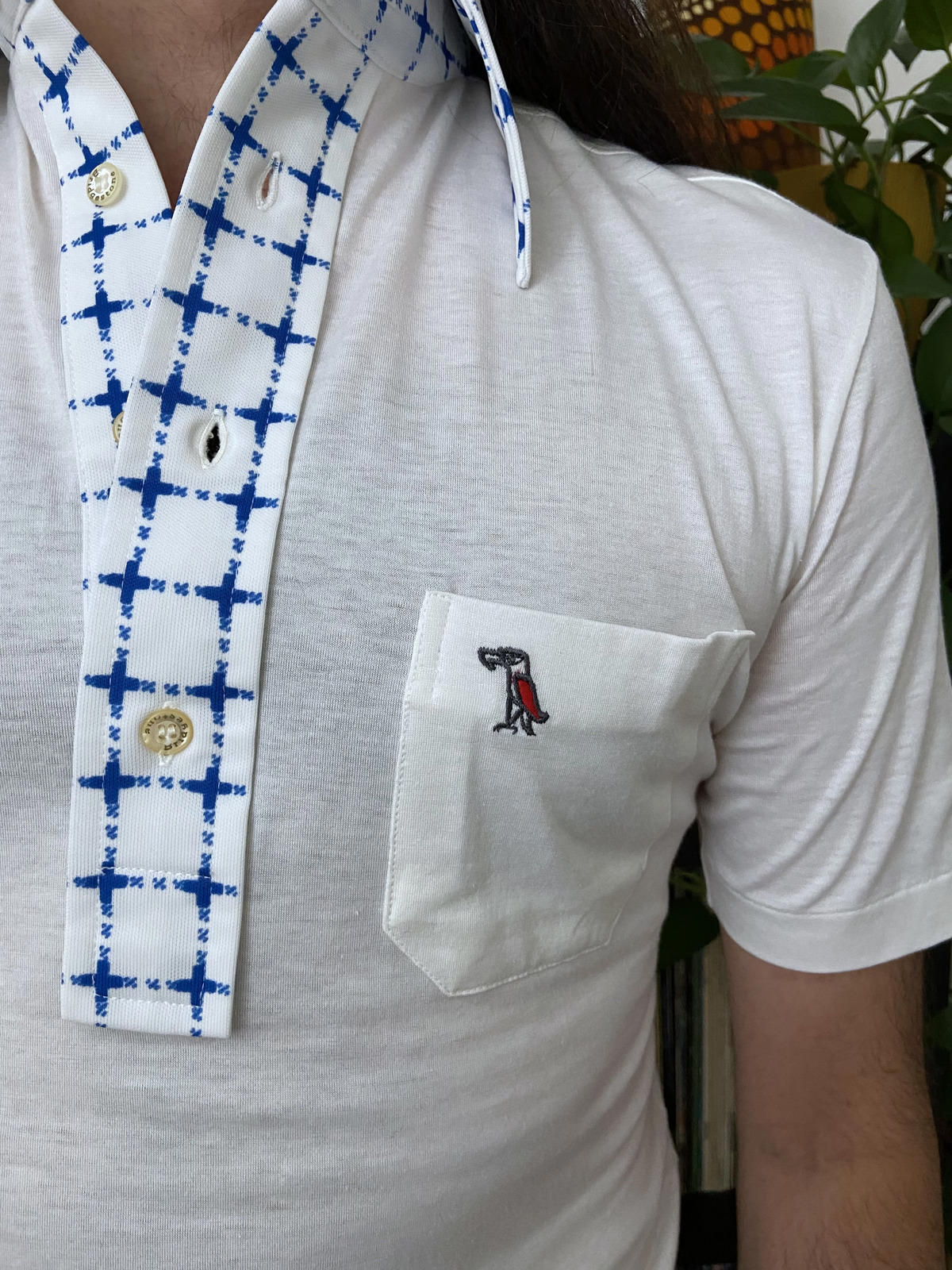 Vintage 1970s Bridgestone Golf Polo Top