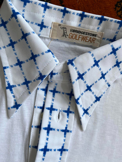 Vintage 1970s Bridgestone Golf Polo Top