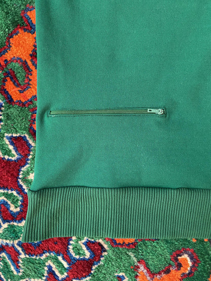 Vintage 1980s White & Green Track Top
