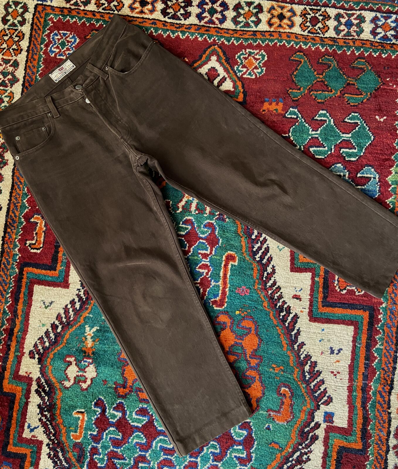 Vintage 90s Brushed Brown Levi's 448 Jeans W33 / L26