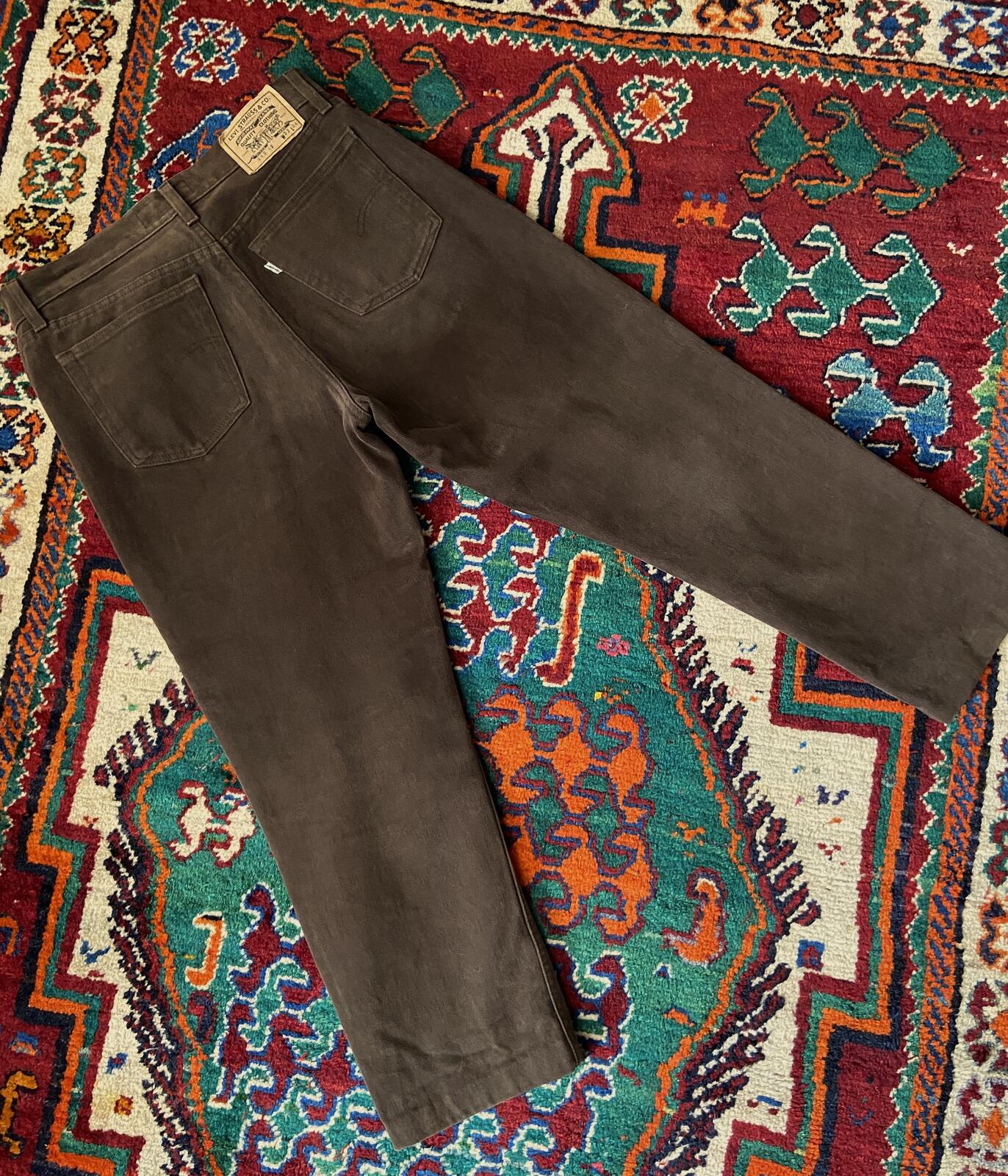 Vintage 90s Brushed Brown Levi's 448 Jeans W33 / L26