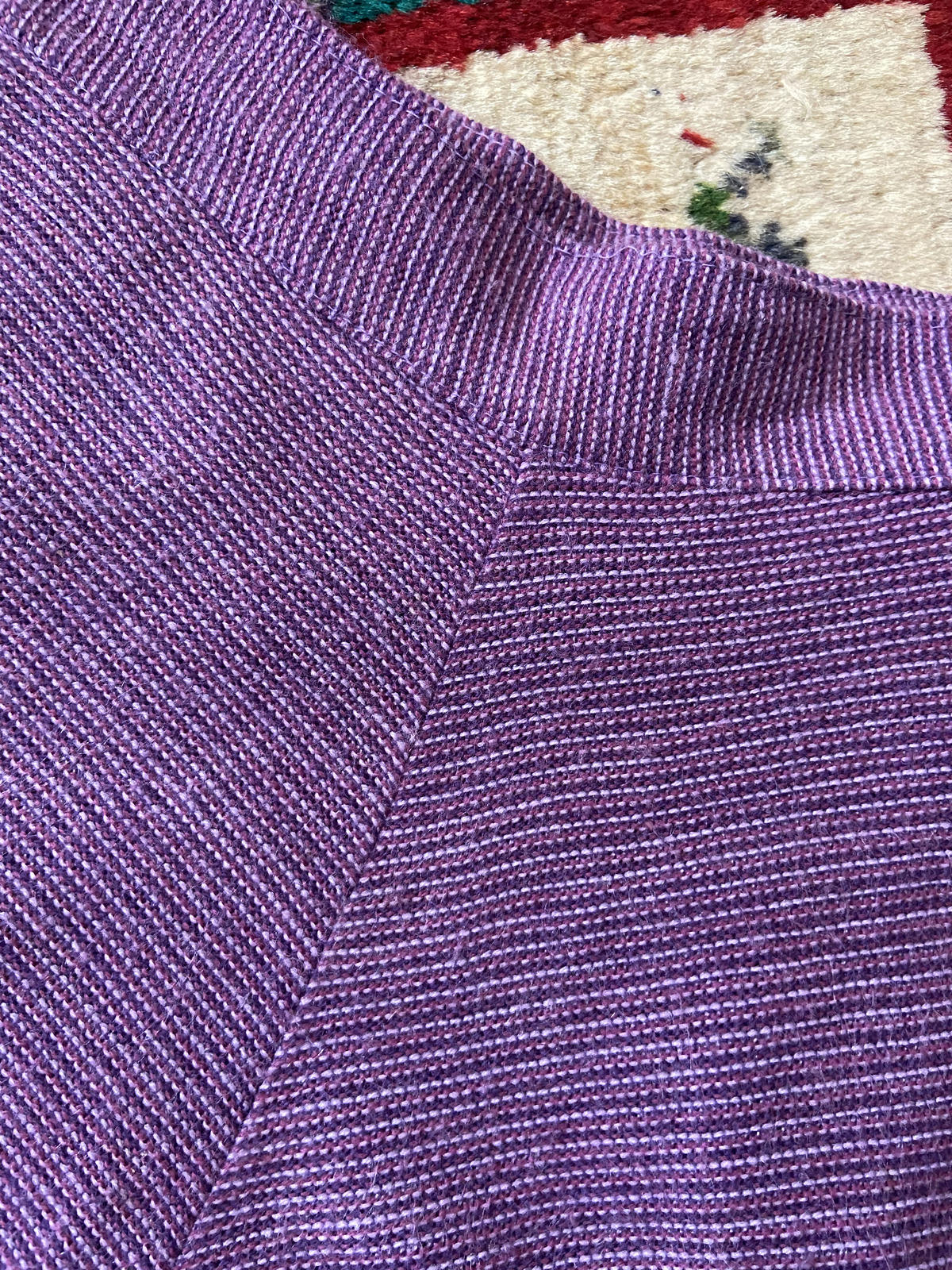 Vintage 1970s Purple Knit Skirt