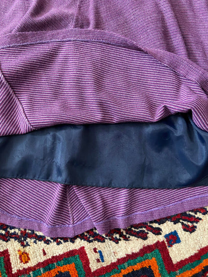 Vintage 1970s Purple Knit Skirt