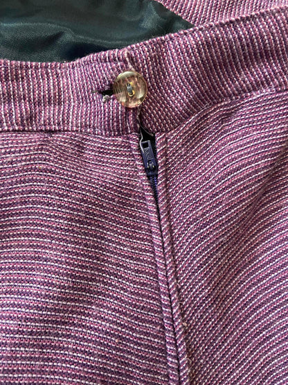Vintage 1970s Purple Knit Skirt