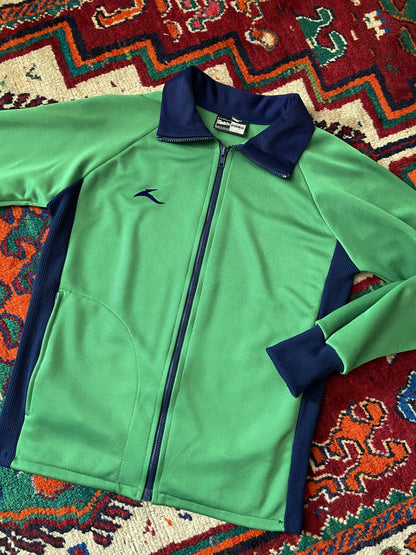 Vintage 1970s Green & Navy Tracksuit