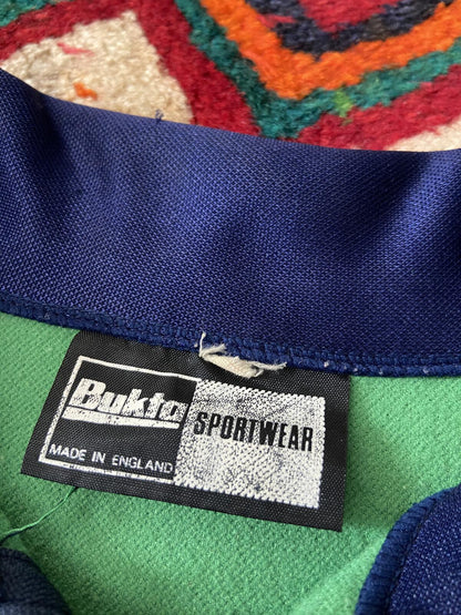 Vintage 1970s Green & Navy Tracksuit