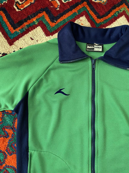 Vintage 1970s Green & Navy Tracksuit