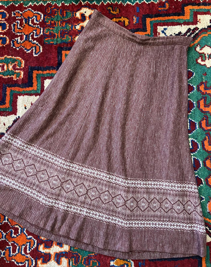 Vintage 1970s Purple St Michael Skirt