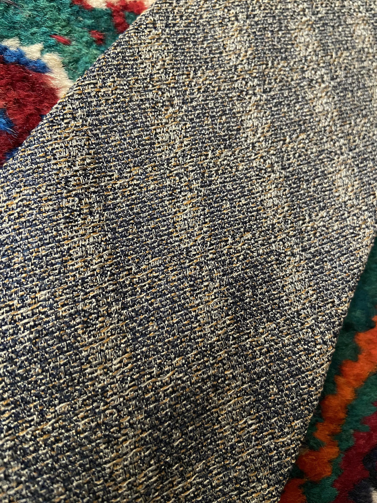Vintage 1980s Christian Dior Woven Knit Silk Kipper Tie
